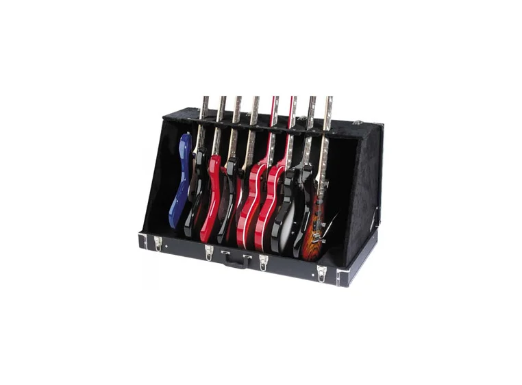 Stagg GDC-8 "gitarstativ-koffert" For inntil 8 el-gitarer/4 akustiske 